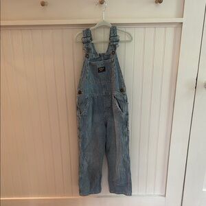 OshKosh B'gosh Denim Striped Overalls
